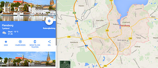 Opret dit eget kort med Google Maps